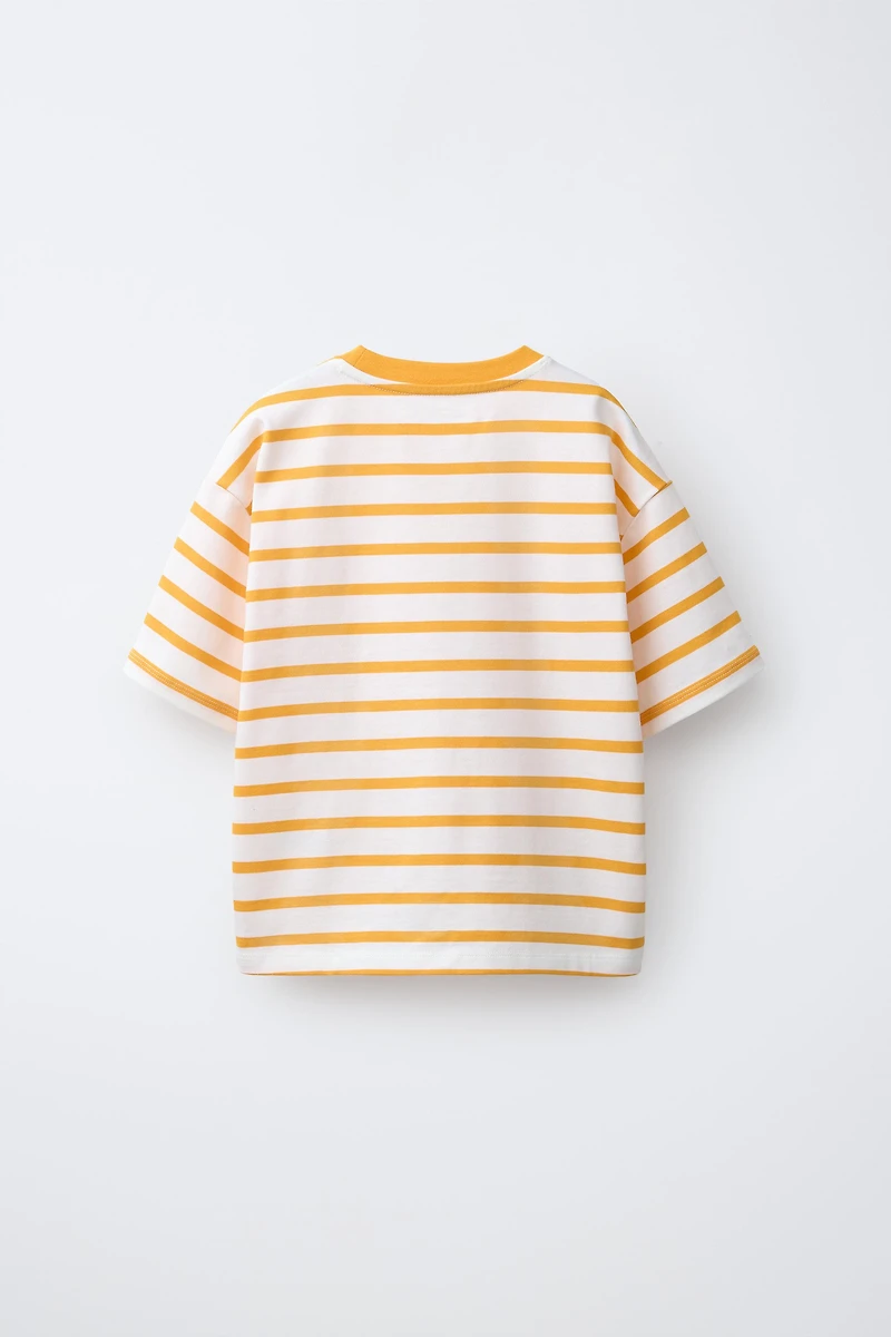 HEAVY WEIGHT STRIPED T-SHIRT