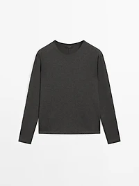 100% cotton long sleeve T-shirt