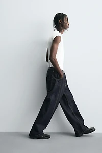 TWISTED SEAM BAGGY FIT JEANS