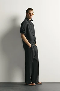RELAXED FIT FLOWY SHIRT
