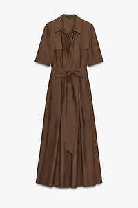 ROBE EN POPELINE ZW COLLECTION