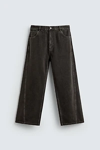 RELAXED FIT PANTS WITH ROTATED SEAM