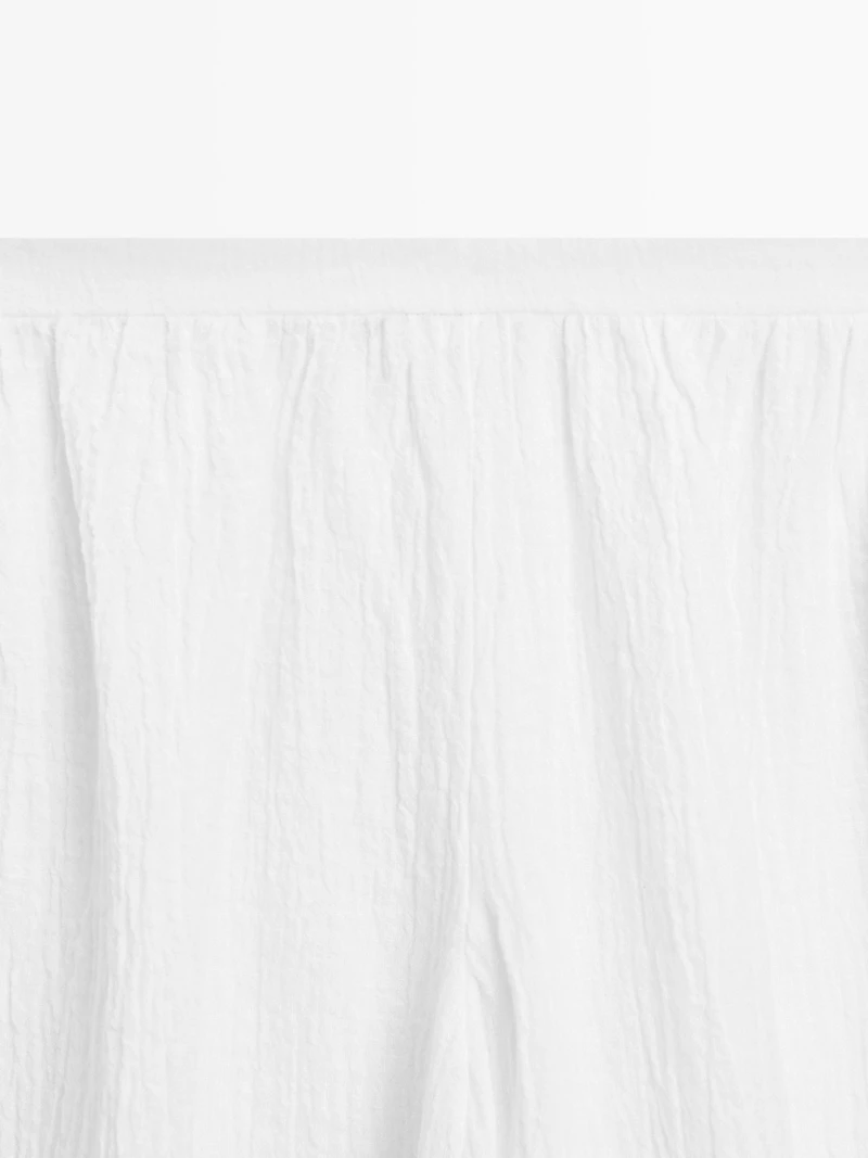 Linen sarouel trousers