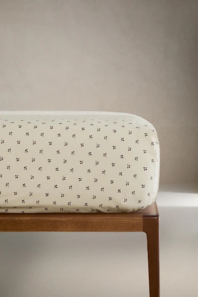 KIDS' FITTED SHEET WITH FLORAL PRINT