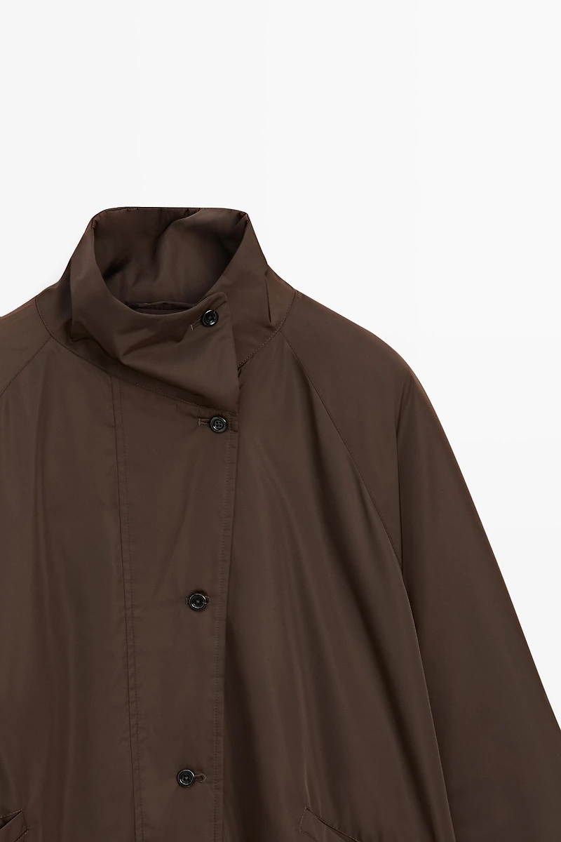 Puffer jacket with pocket details