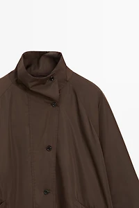 Puffer jacket with pocket details