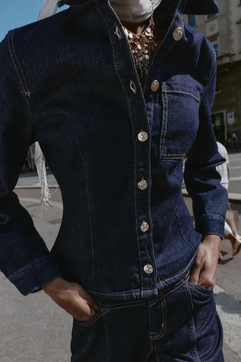 CHEMISE EN JEAN AJUSTÉE Z1975