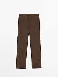 Pinstripe trousers