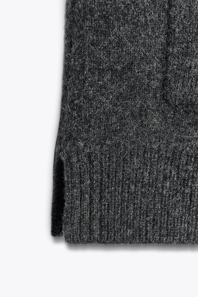 LONG VEST WITH WOOL