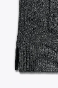 LONG VEST WITH WOOL