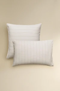 STRIPED COTTON LINEN PILLOWCASE