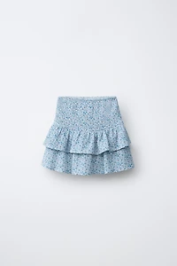 JUPE-SHORT FLEURS
