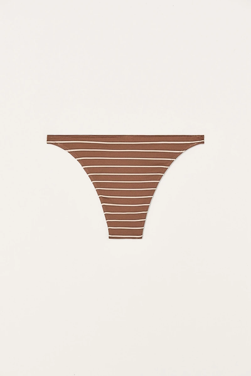 CULOTTE DE BIKINI À RAYURES LIMITED EDITION