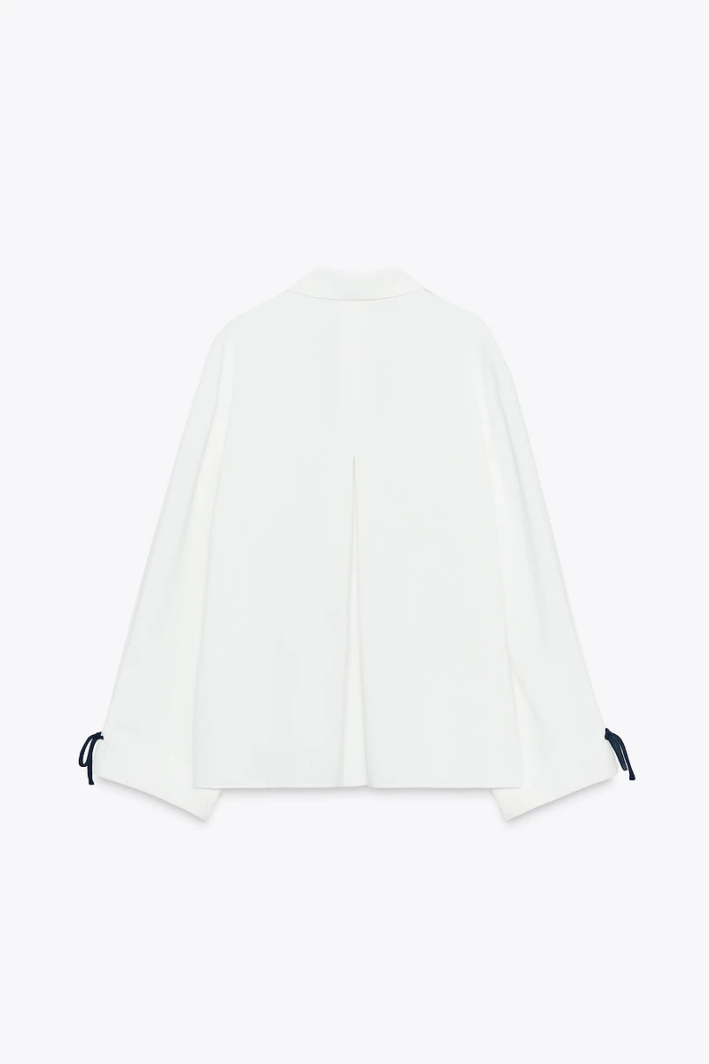 CONTRAST TRIM SHIRT