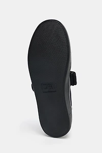 FABRIC STRAP BALLET FLATS
