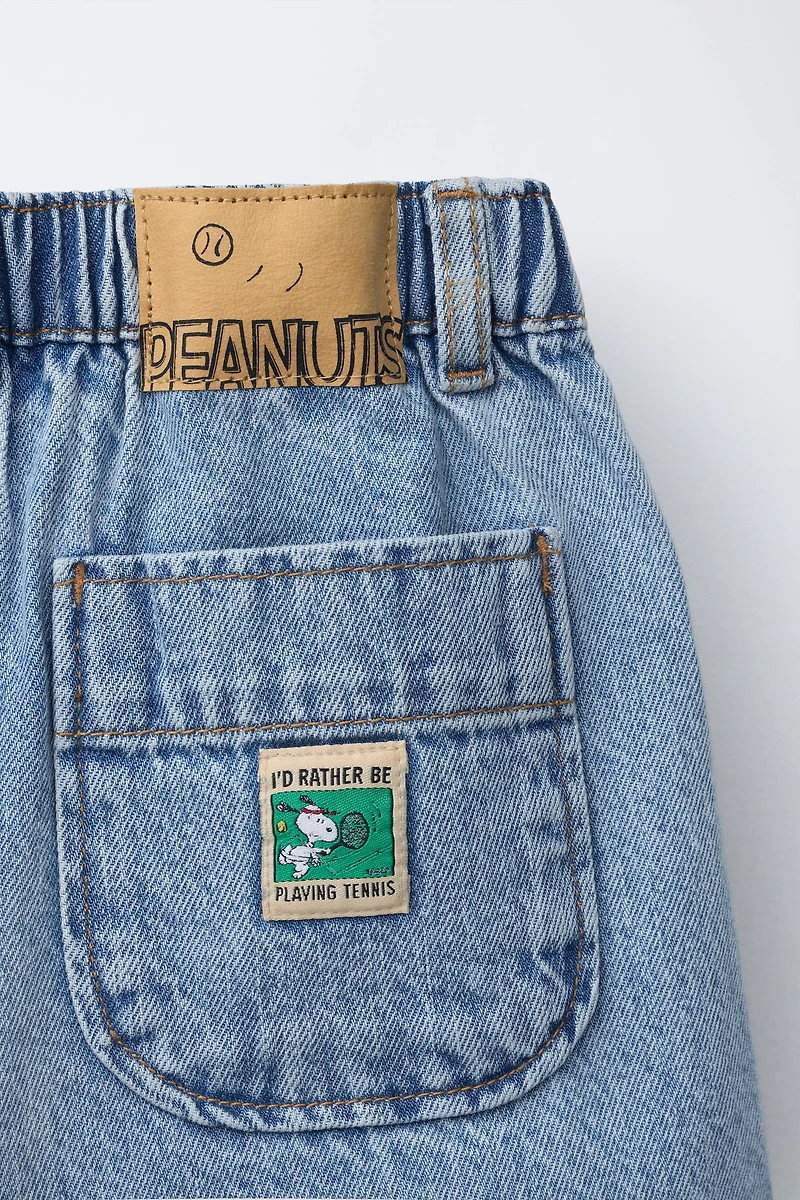 SNOOPY PEANUTS™ DENIM SHORTS