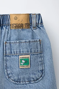 SNOOPY PEANUTS™ DENIM SHORTS
