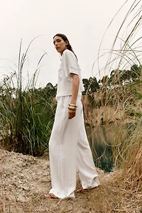 PANTALON LARGE RUSTIQUE