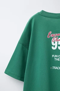 T-SHIRT AVEC IMPRIMÉ INSCRIPTION