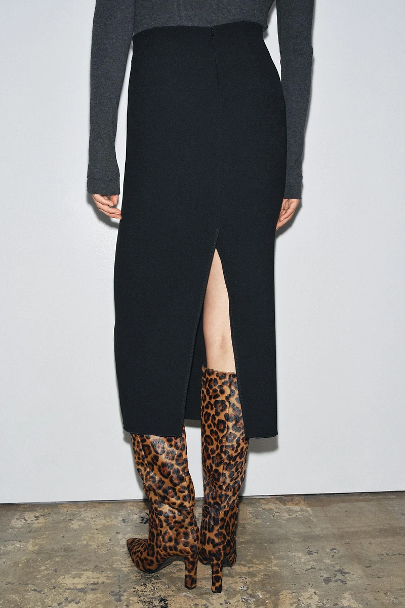 ZW COLLECTION SLIT PENCIL SKIRT