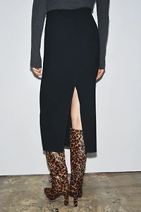 ZW COLLECTION SLIT PENCIL SKIRT