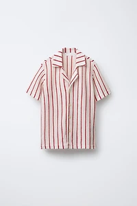 STRIPED KNIT SHIRT
