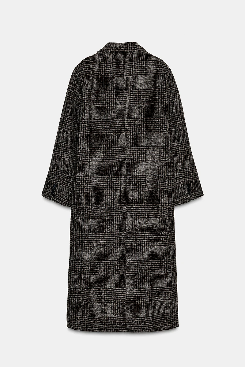 ZW COLLECTION PLAID COAT