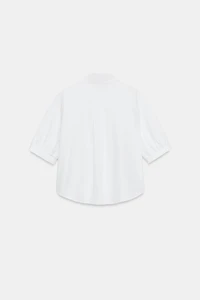 SHORT SLEEVE SHIRT WITH PEARLS