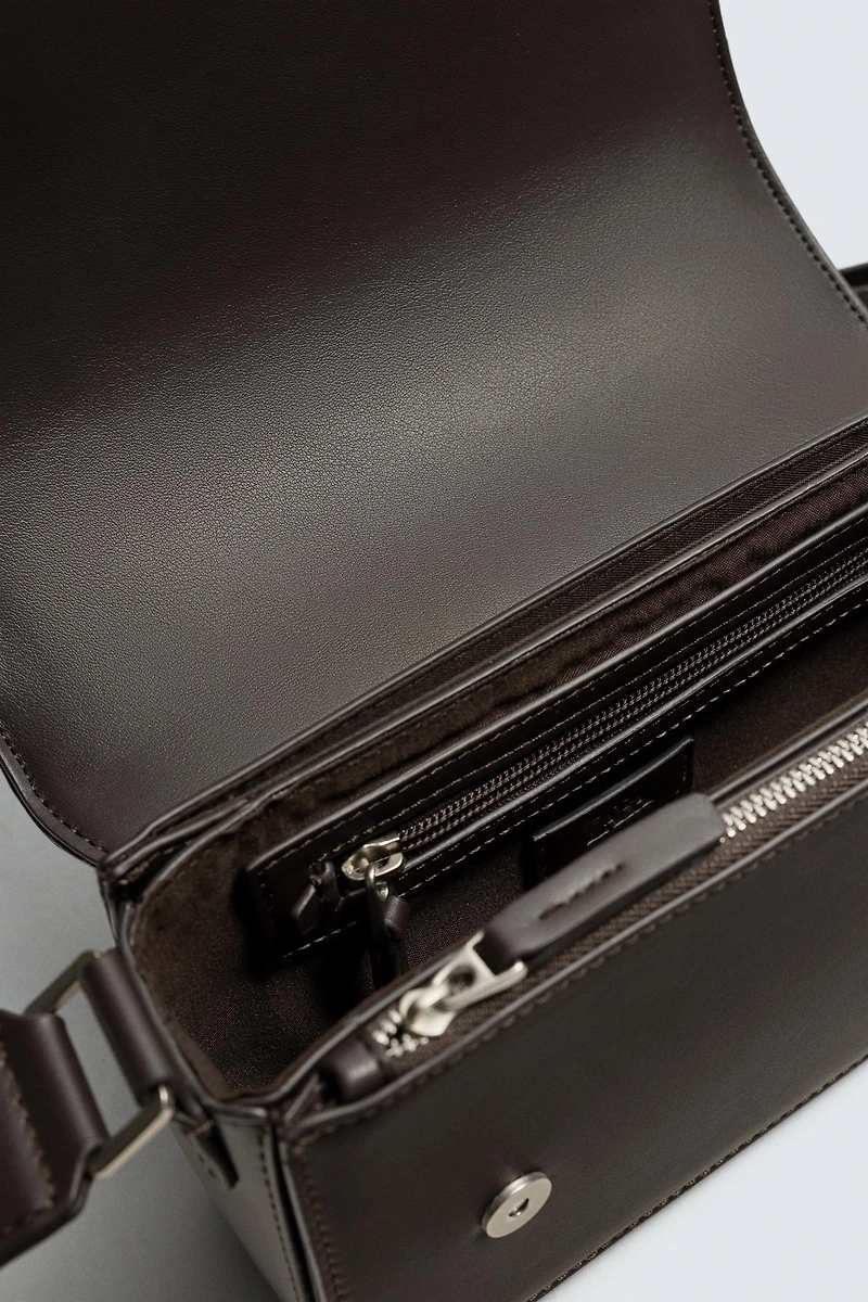 PLAIN FLAP CROSSBODY BAG