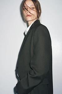 VESTE OVERSIZE AVEC LAINE ZW COLLECTION