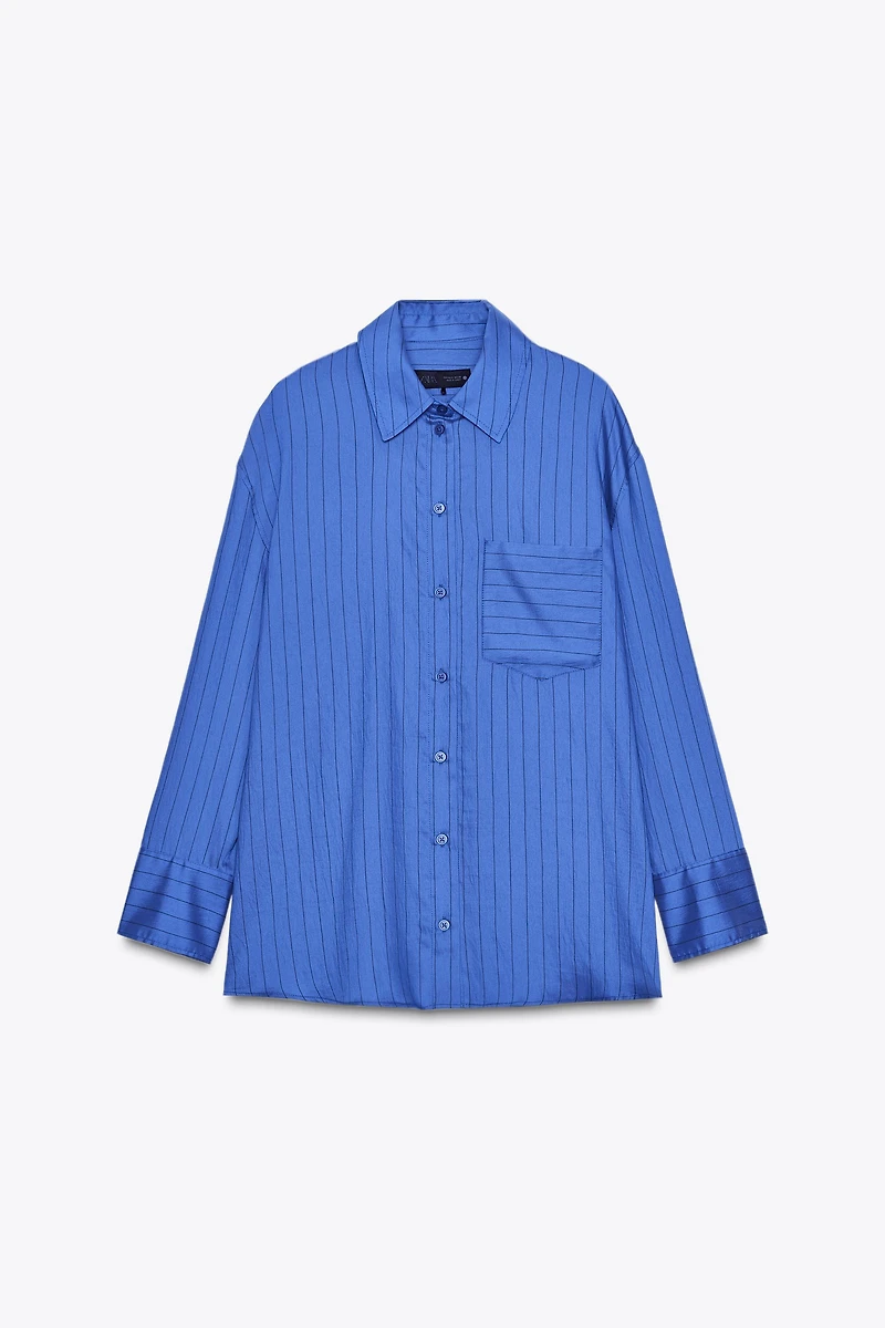 CHEMISE RAYÉE OVERSIZE ZW COLLECTION