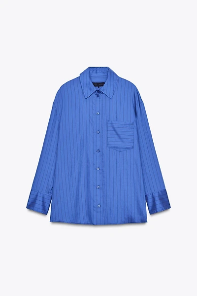 ZW COLLECTION OVERSIZED STRIPED SHIRT