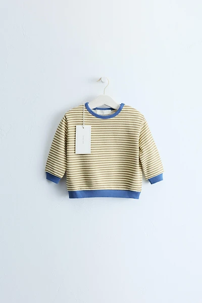 ZARA TIMELESS - SWEAT IMPRIMÉ À RAYURES