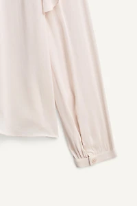 TIED RUFFLED BLOUSE LIMITED EDITION