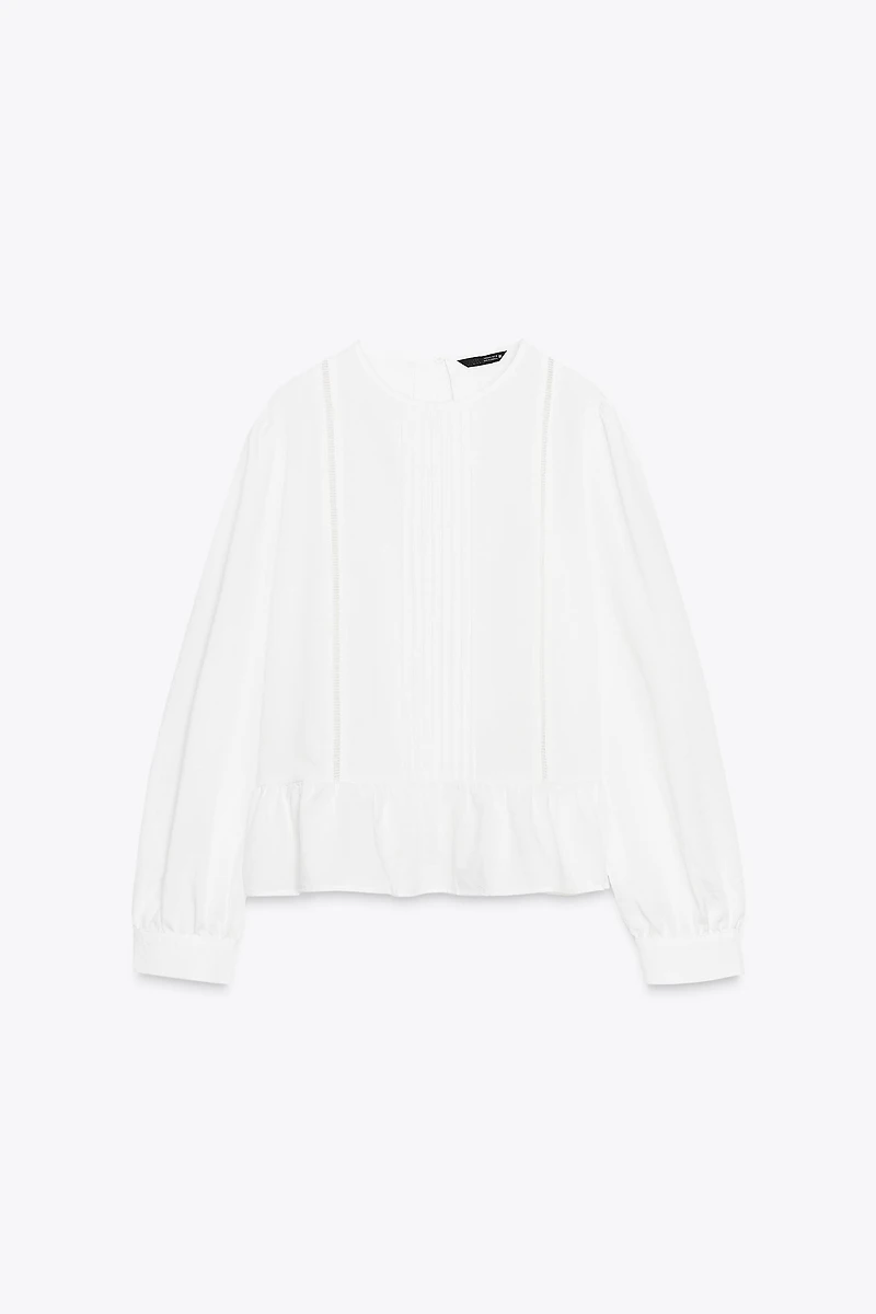 BLOUSE PÉPLUM ENTRE-DEUX