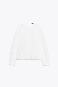 BLOUSE PÉPLUM ENTRE-DEUX