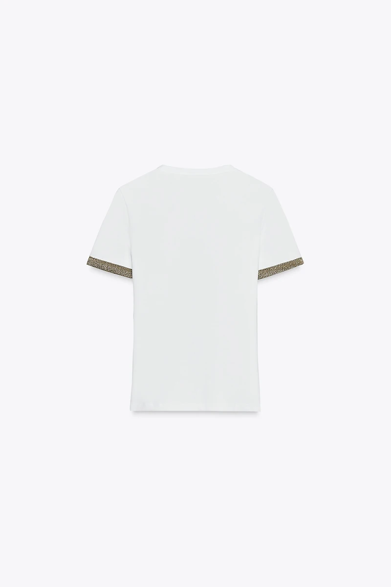 T-SHIRT FIL MÉTALLISÉ