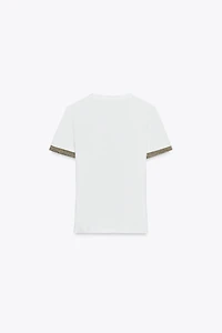 T-SHIRT FIL MÉTALLISÉ