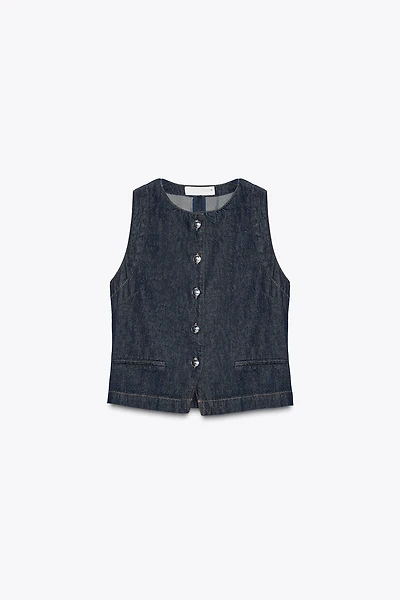 GILET Z1975 TAILLÉ EN JEAN