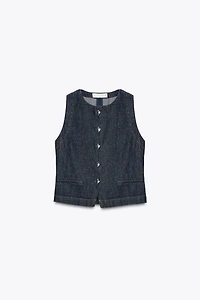 Z1975 FITTED DENIM VEST