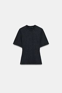 SPARKLY SHORT SLEEVE TOP