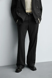 STRIPED SUIT PANTS