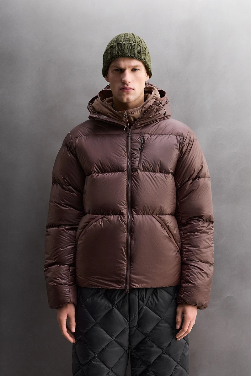 FEATHER DOWN SKI PUFFER JACKET