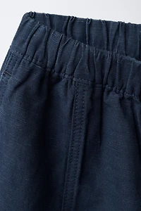 LINEN BAGGY PANTS
