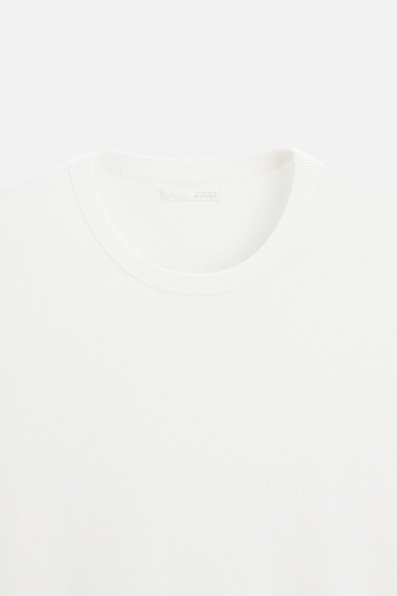 KNIT REGULAR FIT T-SHIRT