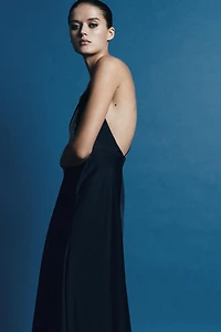 ZW COLLECTION SATIN EFFECT MAXI DRESS