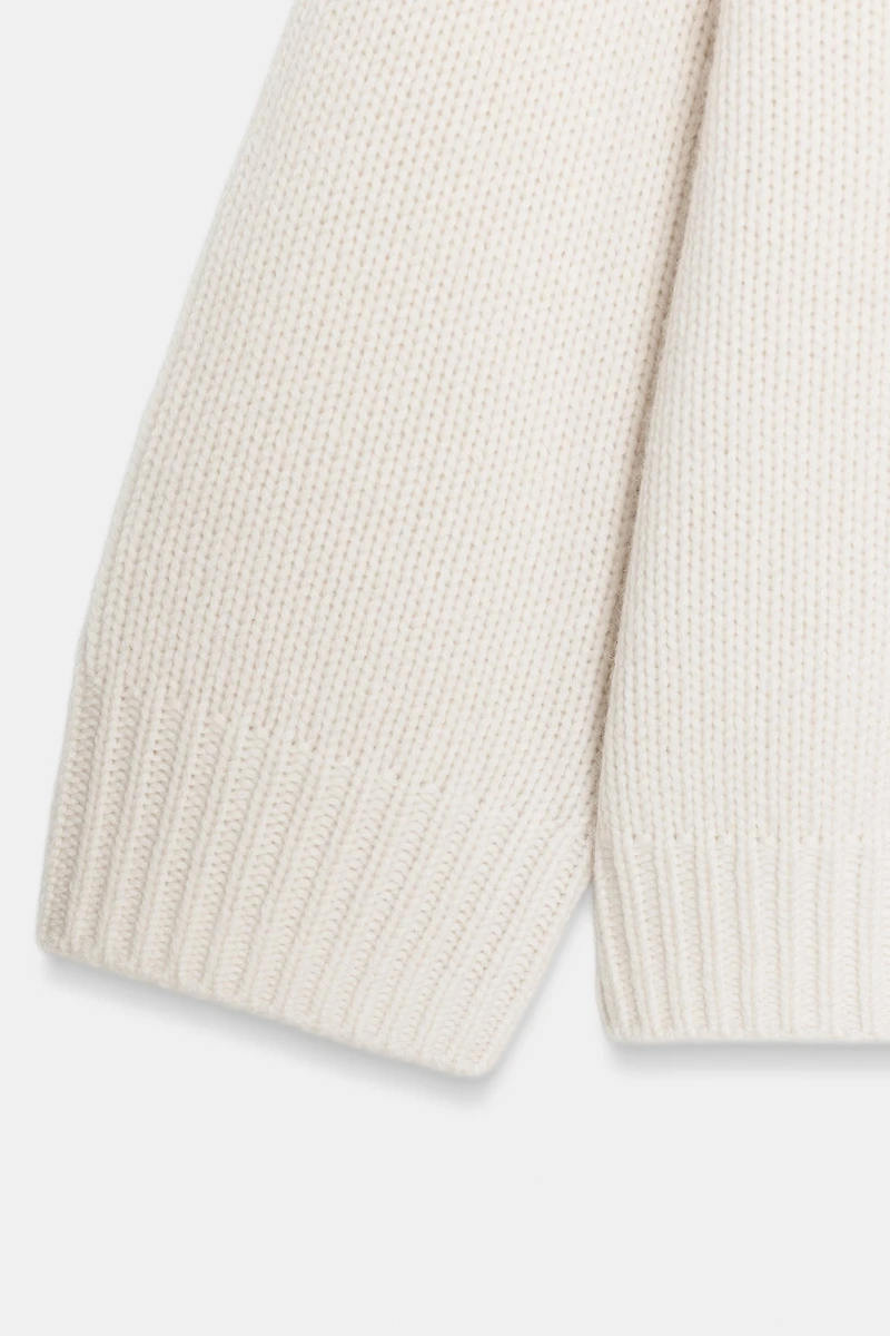 PULL OVERSIZE LAINE ET CACHEMIRE