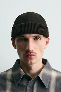 FLANNEL COMBINATION SHORT HAT