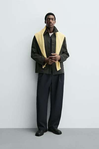 REGULAR FIT POCKET OVERSHIRT