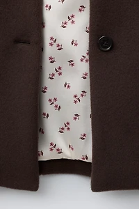 LONG WOOL AND CASHMERE COAT